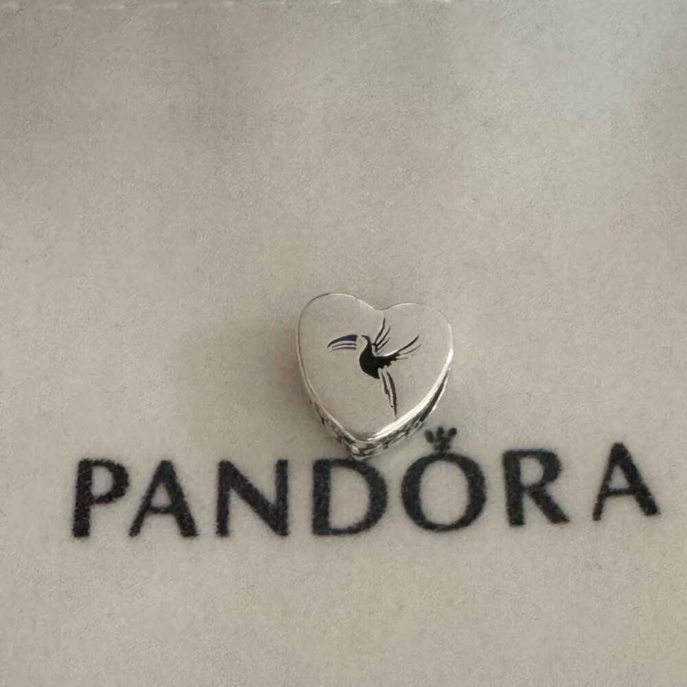 Pandora Belize Charm Heart Bead Charm